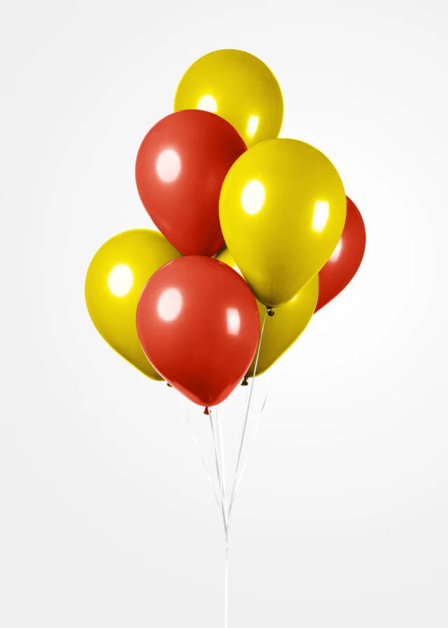 Rood Gele Ballonnen 30cm 10st - Image 3