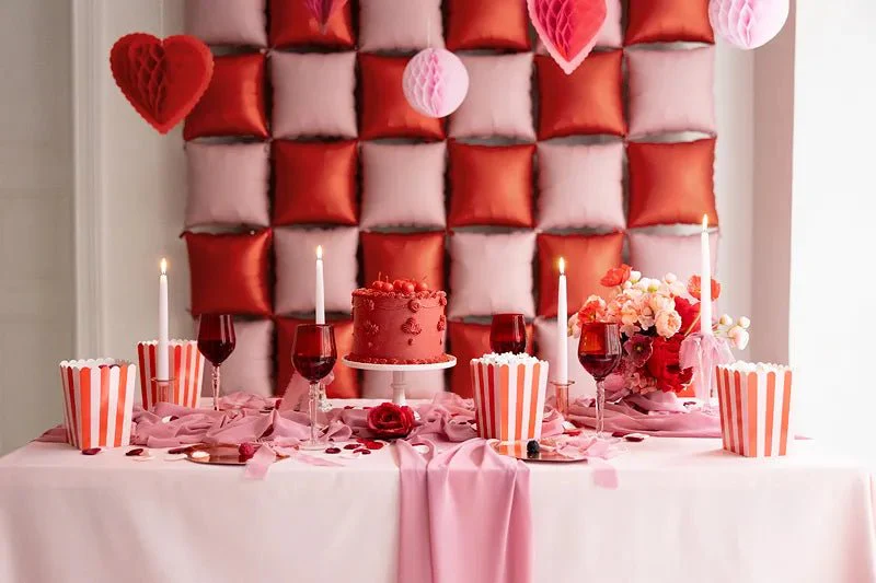 Rood Roze Popcorn Bakjes 15,5cm - Image 2