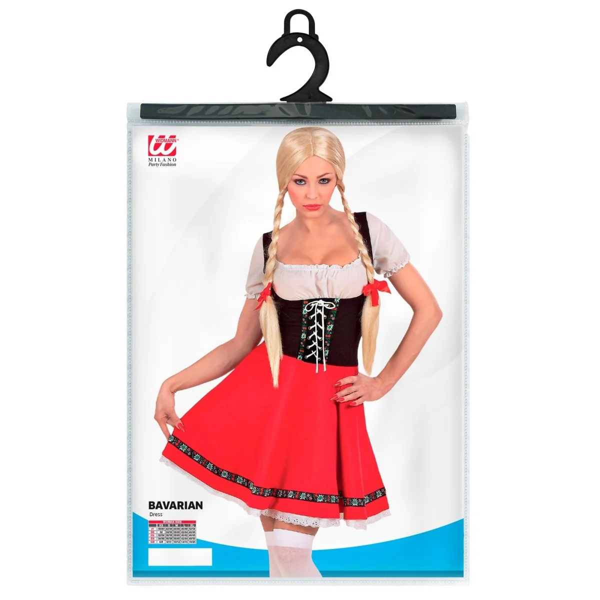 Rood Witte Dirndl Jurk Oktoberfest Dames - Image 5