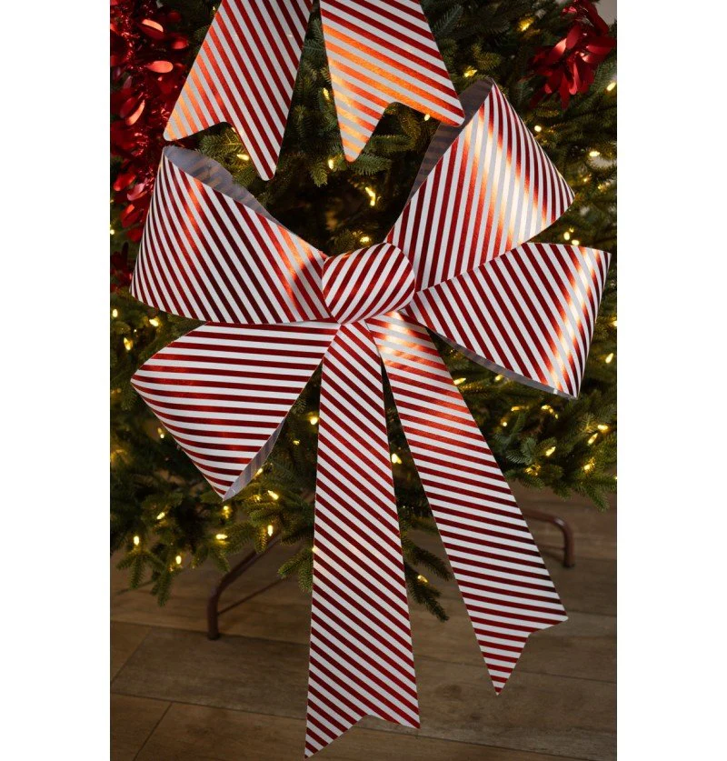 Rood Witte Strik Gestreept Reuze 86cm - Image 2