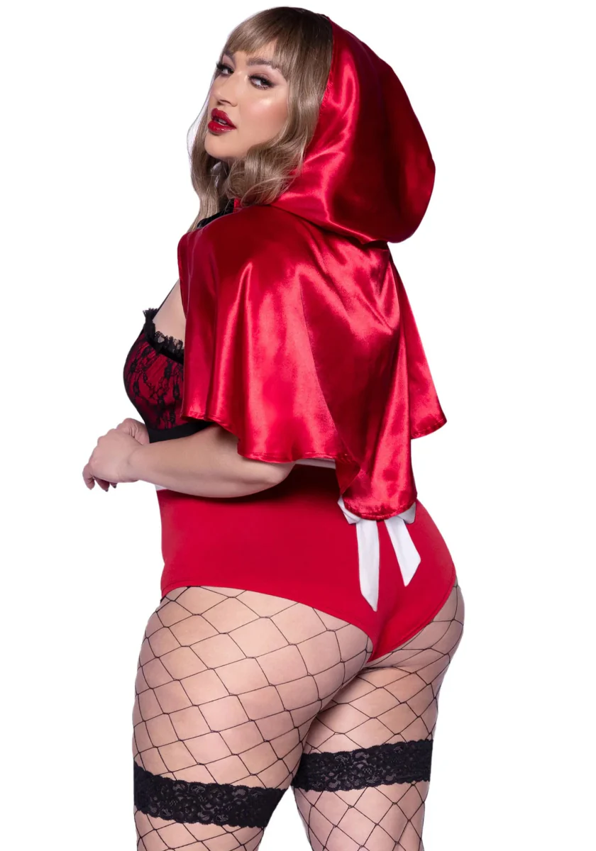 Roodkapje Kostuum Dames Bodysuit Naughty Leg Avenue - Image 3