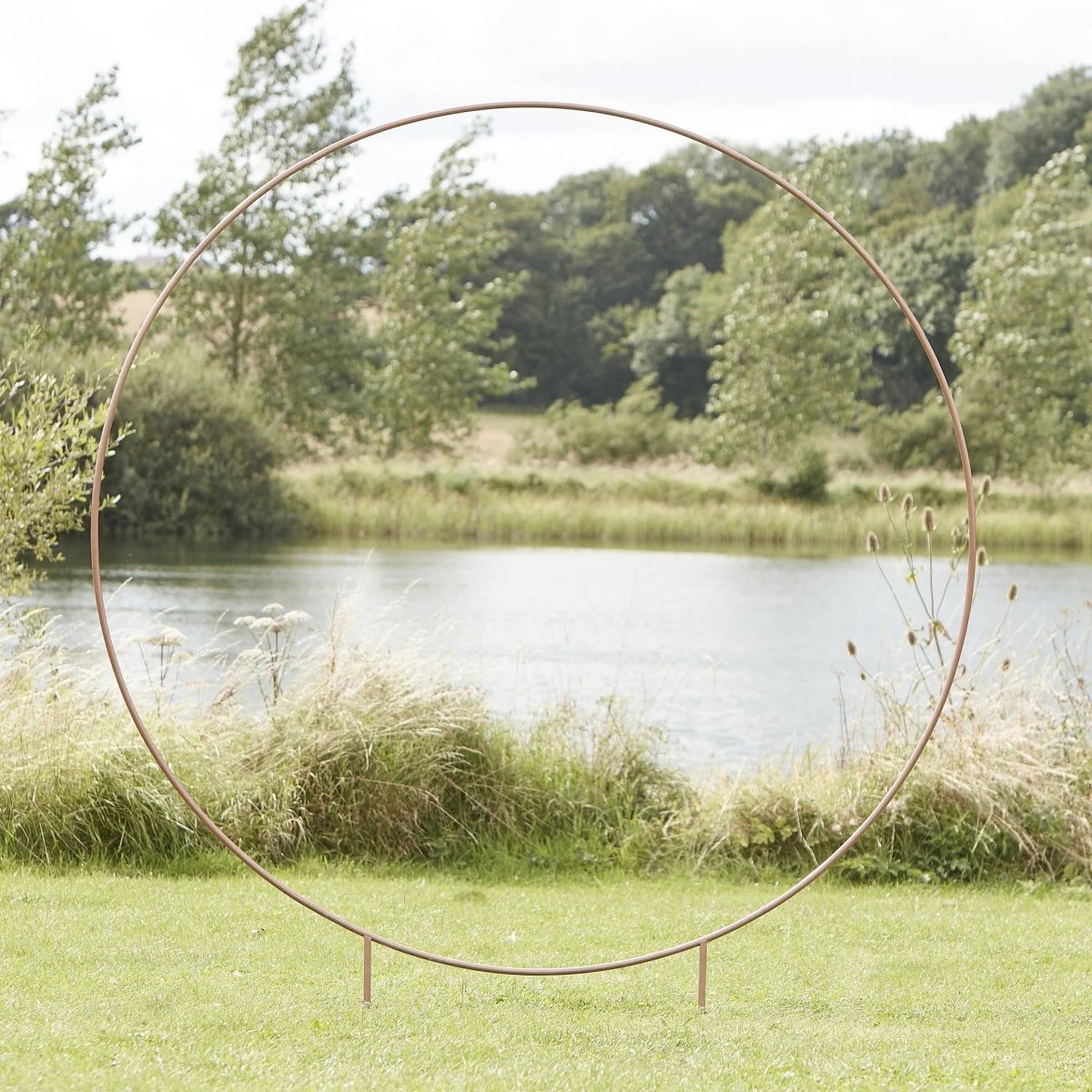 Rose Gouden Frame Rond 2m - Image 2