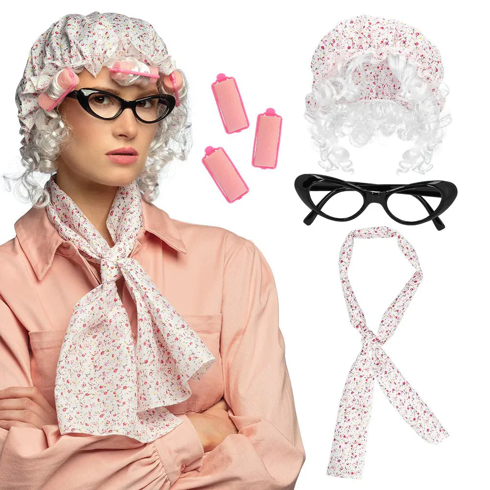 Roze Accessoireset Oma 4 delig
