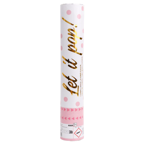 Roze Confetti Kanon 28cm
