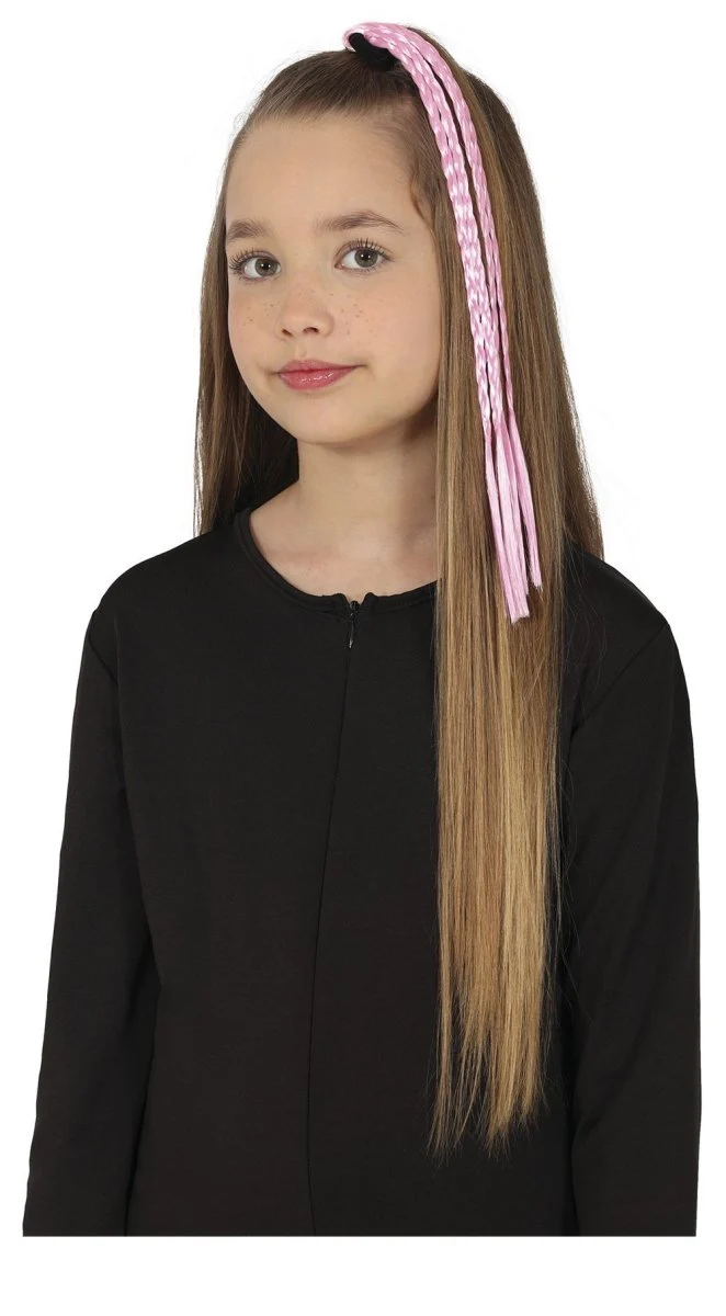 Roze Hair Extension 35cm 3st - Image 4