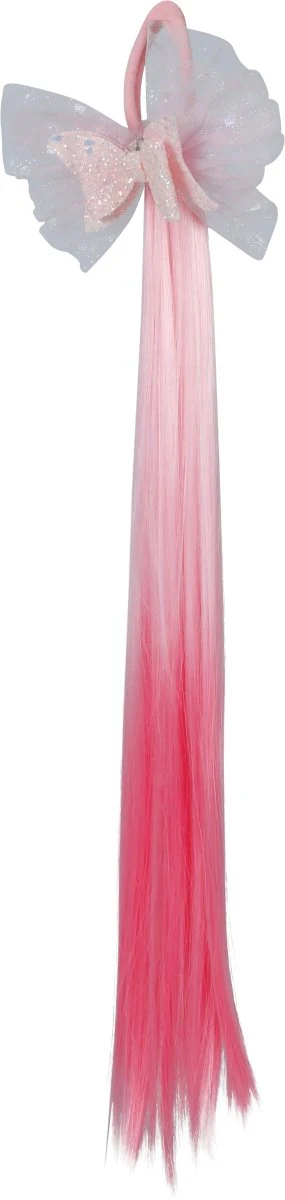 Roze Hair Extension Boog 40cm - Image 3