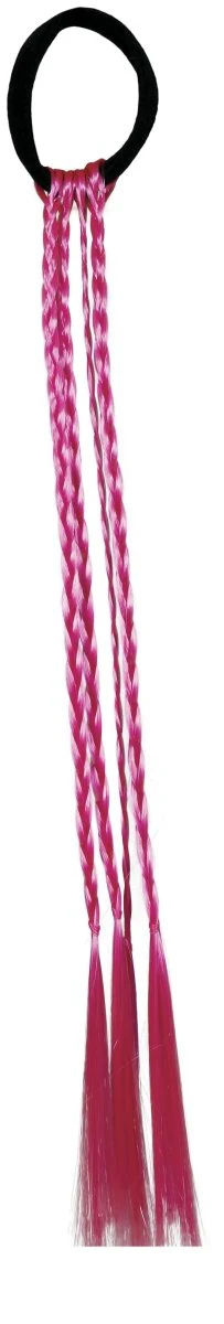 Roze Hair Extension Vlechten 35cm 3st - Image 3