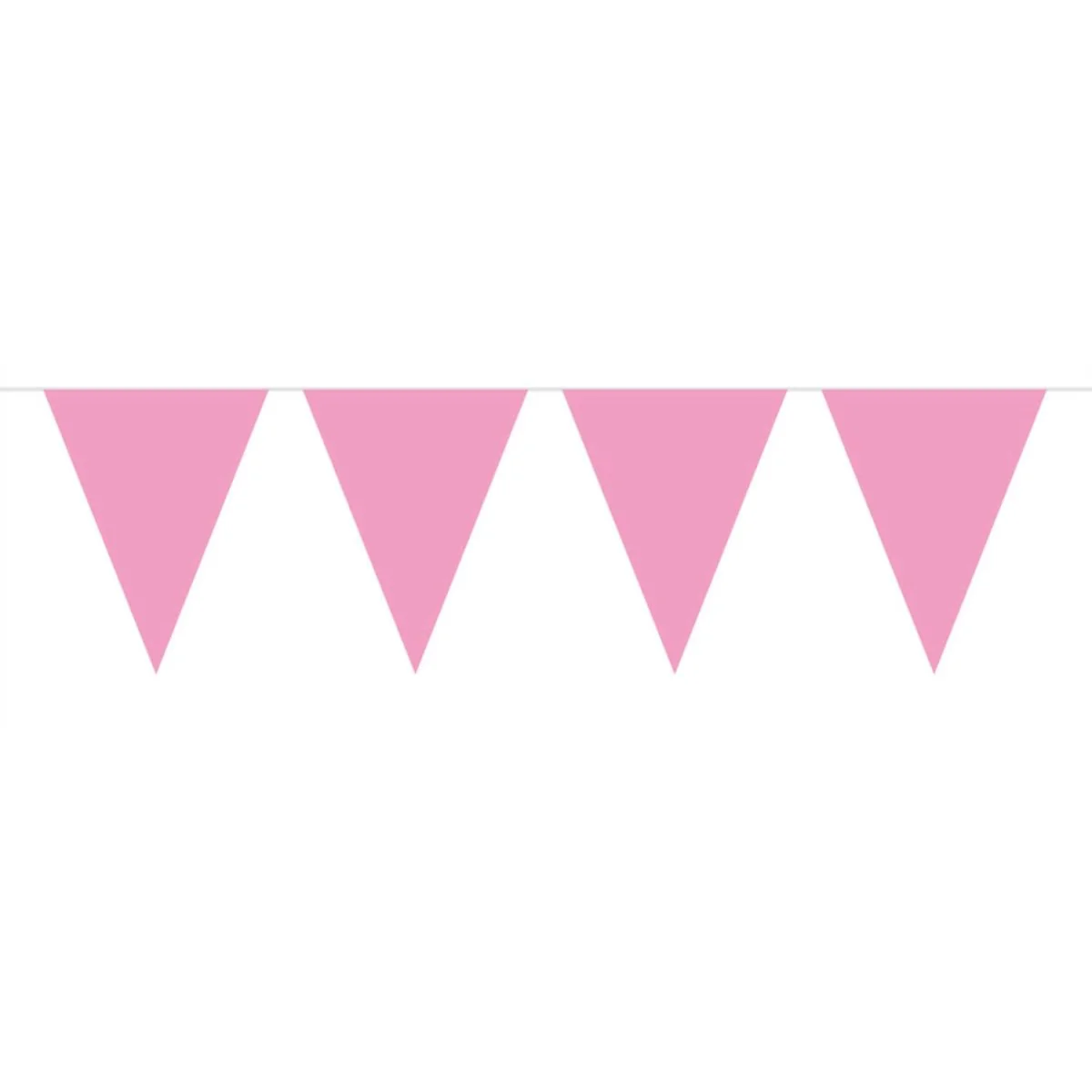 Roze Mini Vlaggenlijn - 3 meter