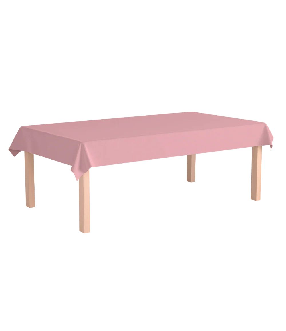 Roze Tafelkleed Pastel 2,74m