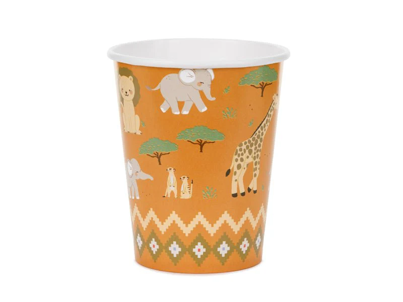 Safari Bekers Oranje 220ml 6st - Image 2