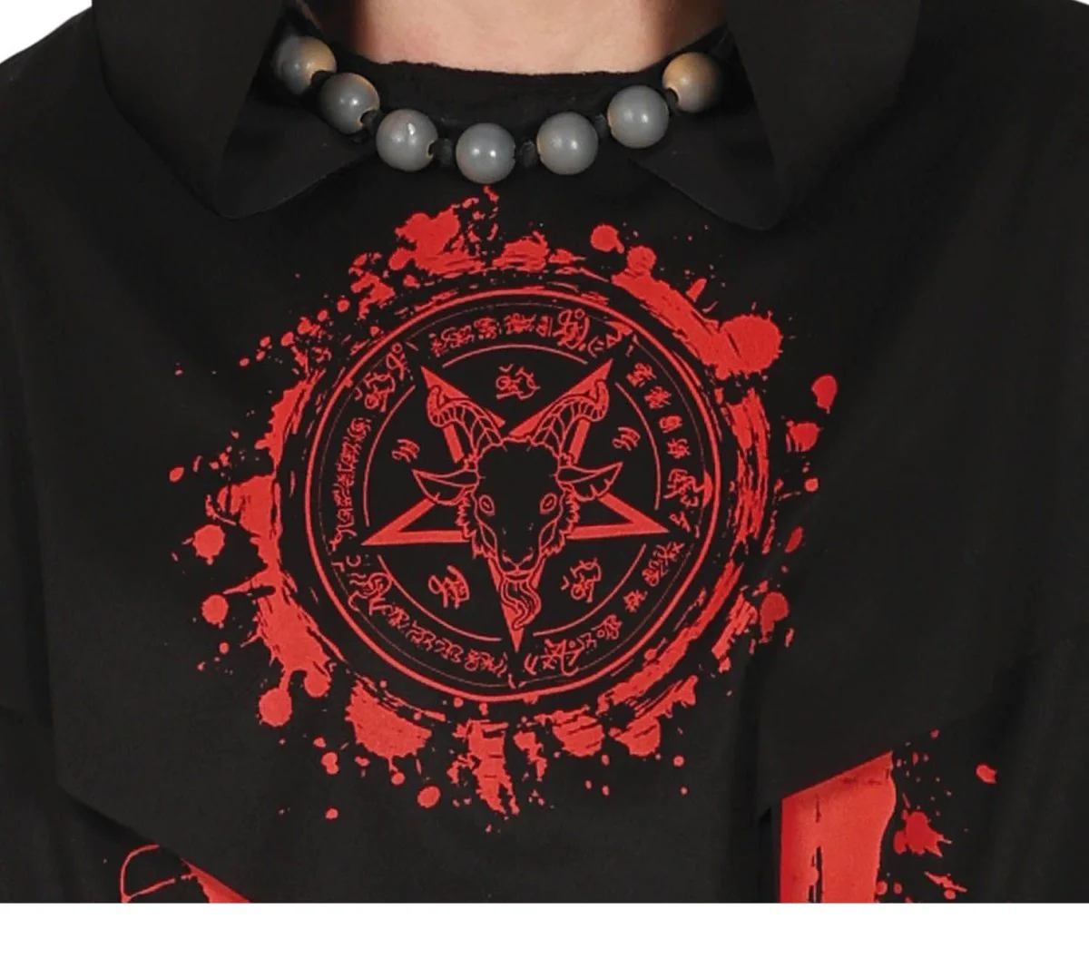 Satan Halloween Kostuum Heren Rood L - Image 5