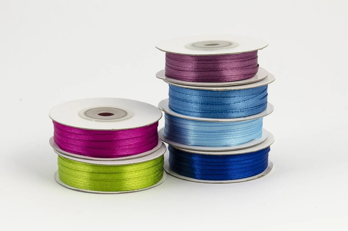 Satijn Lint Fuchsia 3mm 50m - Image 3