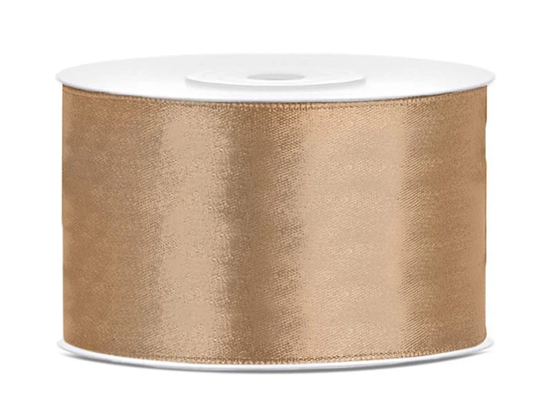Satijn Lint Goud 38mm 25m