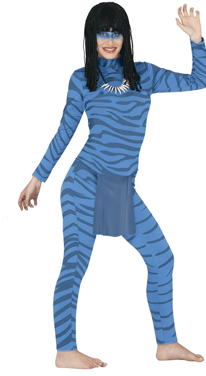 Second Skin Strepen Dames Blauw - Image 2
