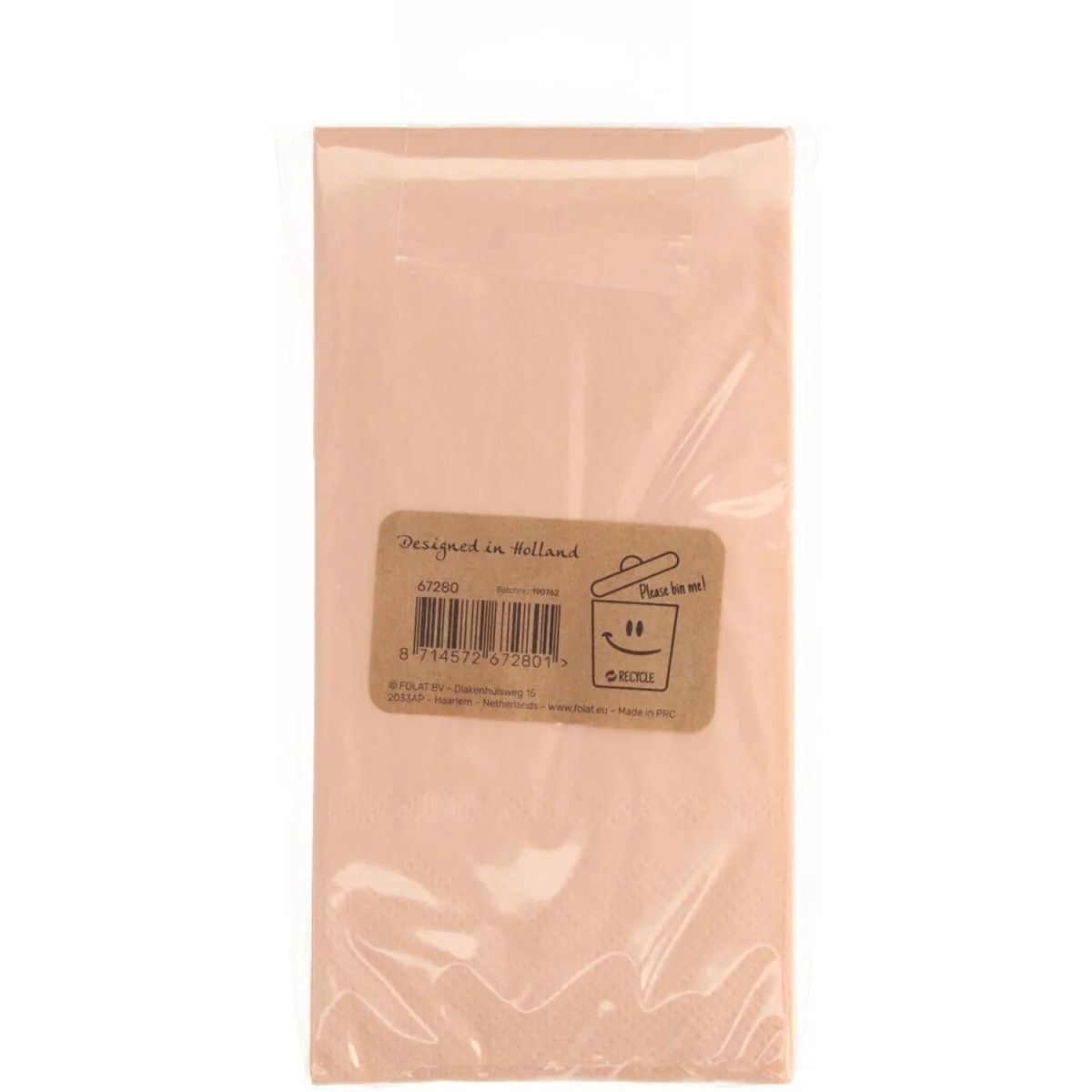 Servetten 80 Jaar Rose Goud 33cm 10st - Image 6