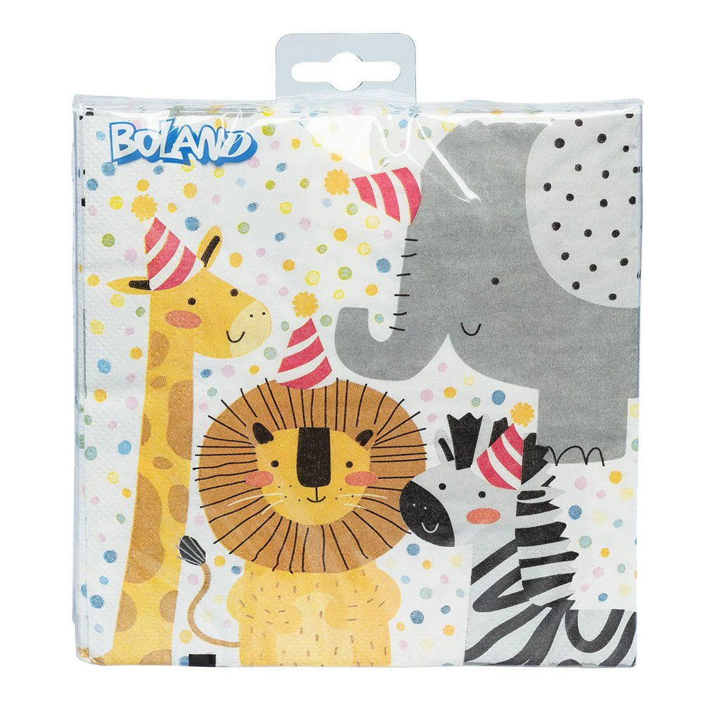 Servetten Safari Papier 33cm - Image 2