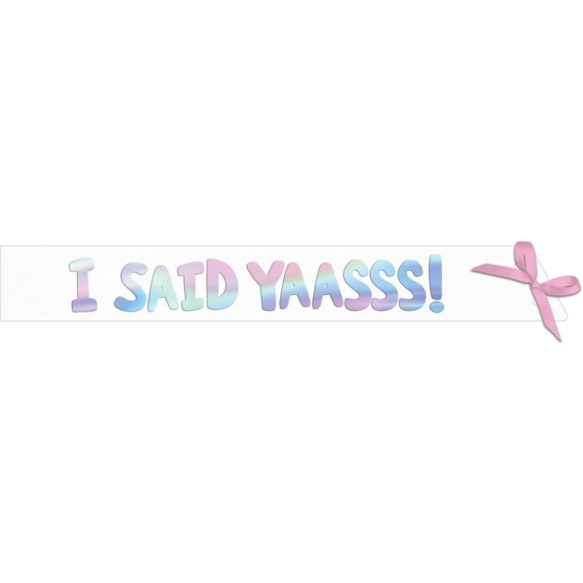 Sjerp - I said yes - She Said Yaasss - Wit - 1,5 m