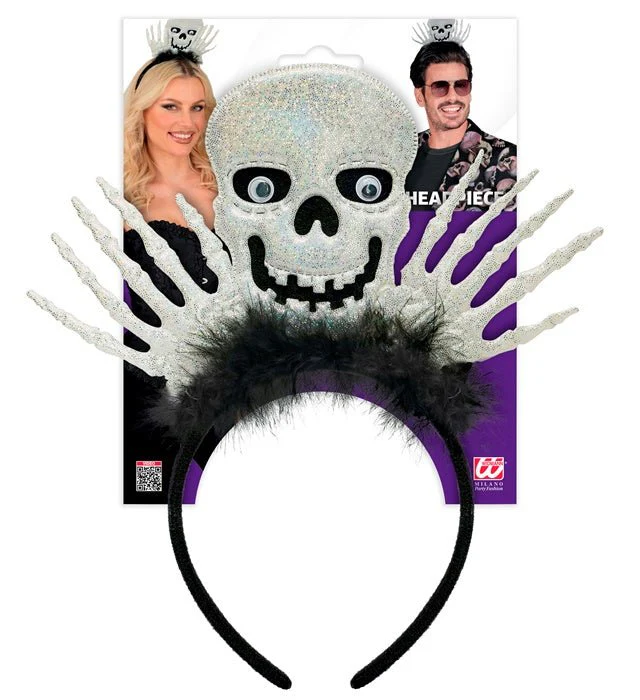 Skelet Haarband Zwart Wit - Image 9