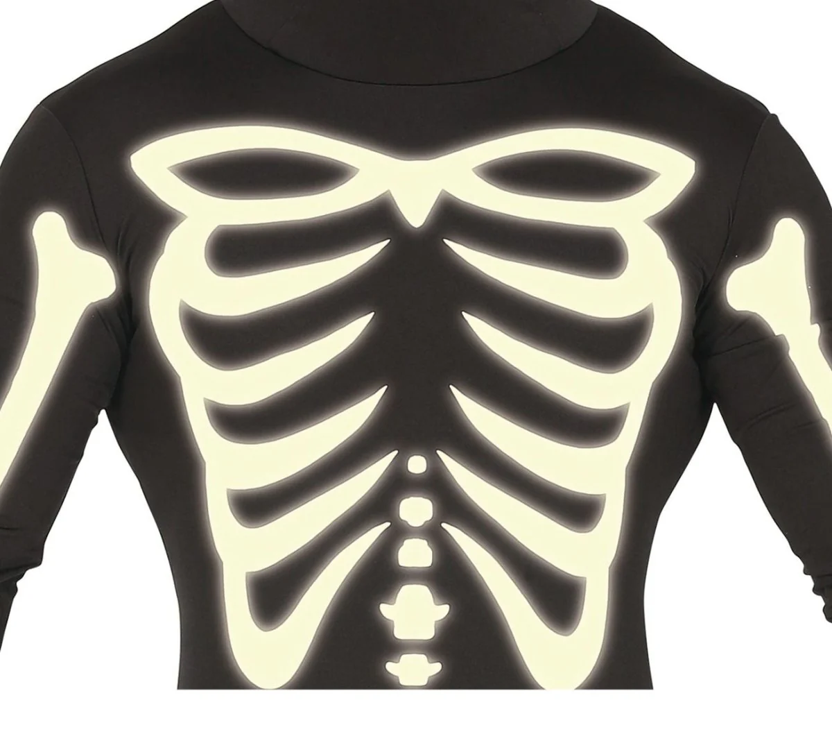Skelet Halloween Kostuum Heren Zwart L - Image 3