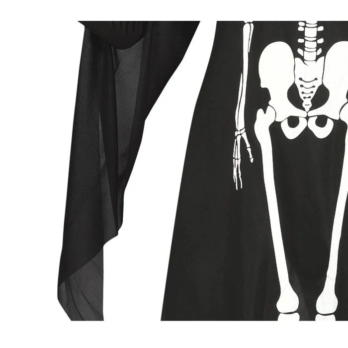 Skelet Halloween tuniek Dames L - Image 4