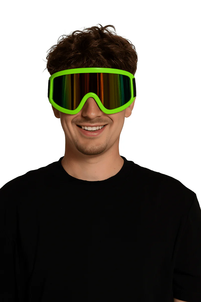 Skibril Neon Groen
