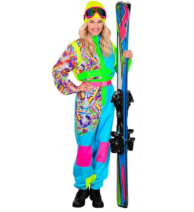 Skier/Snowboarder Lichtblauw/Groen Dames Heren - Image 3