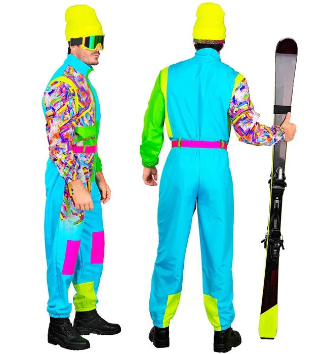 Skier/Snowboarder Lichtblauw/Groen Dames Heren - Image 4