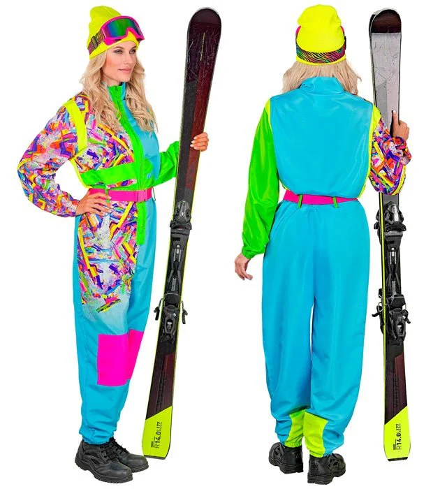Skier/Snowboarder Lichtblauw/Groen Dames Heren - Image 5