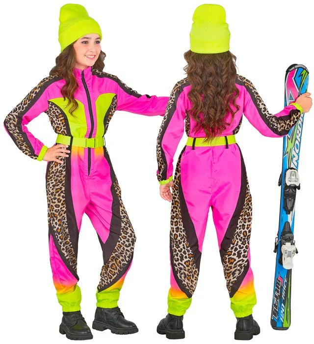 Skier/Snowboarder Luipaard Roze/Geel Meisje - Image 4
