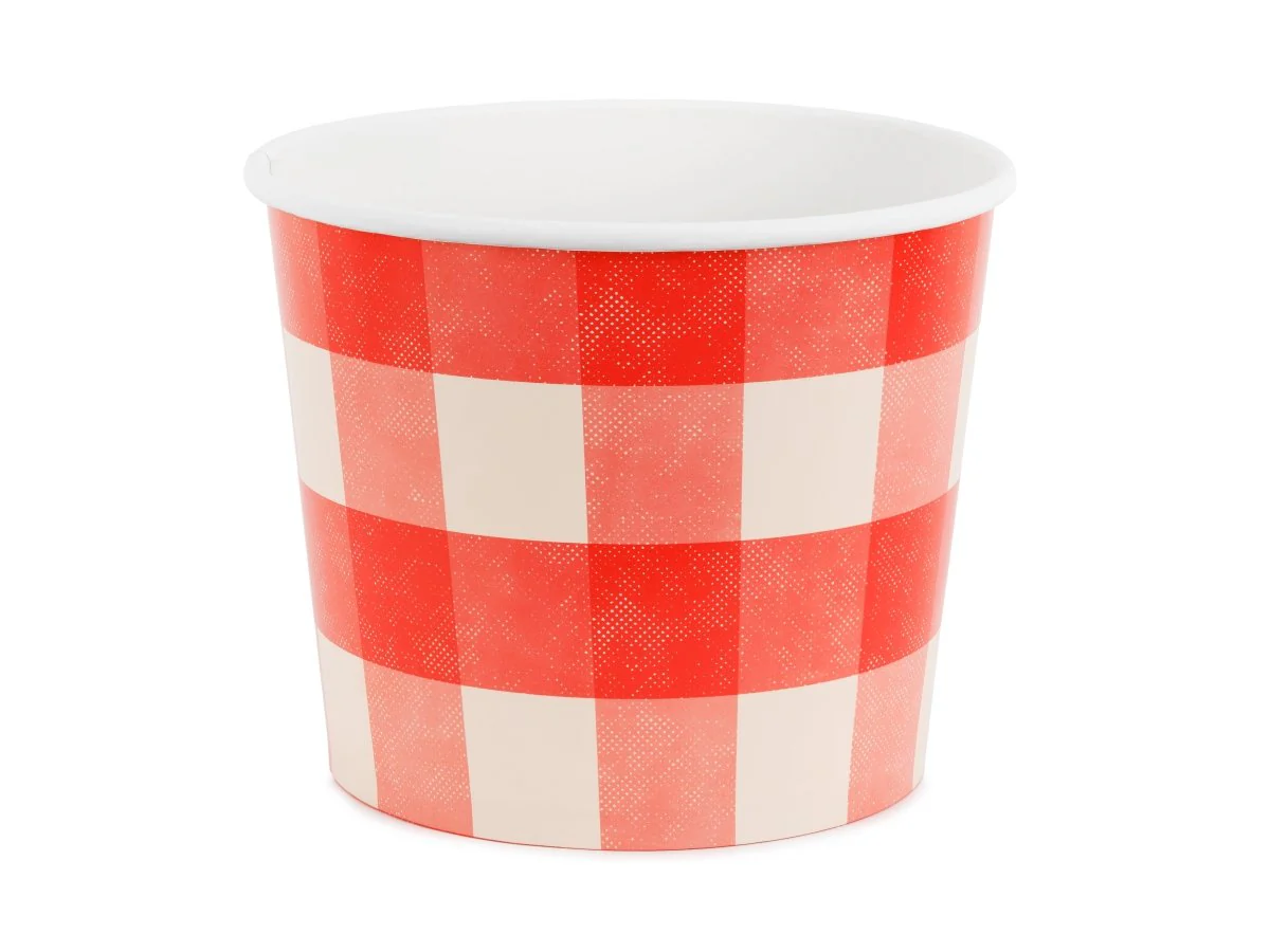 Snackbakjes Ruitjespatroon, 14 cm, mix - Image 2