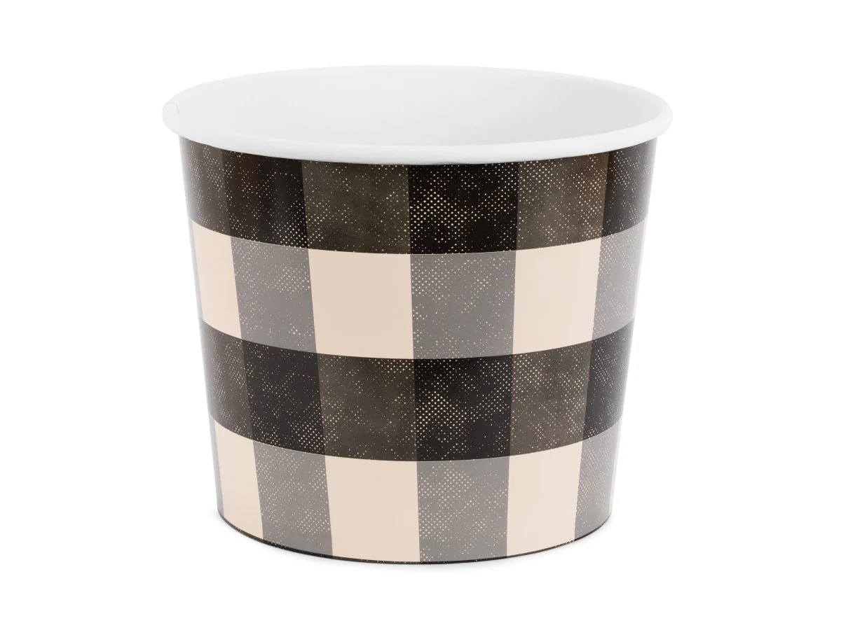 Snackbakjes Ruitjespatroon, 14 cm, mix - Image 3