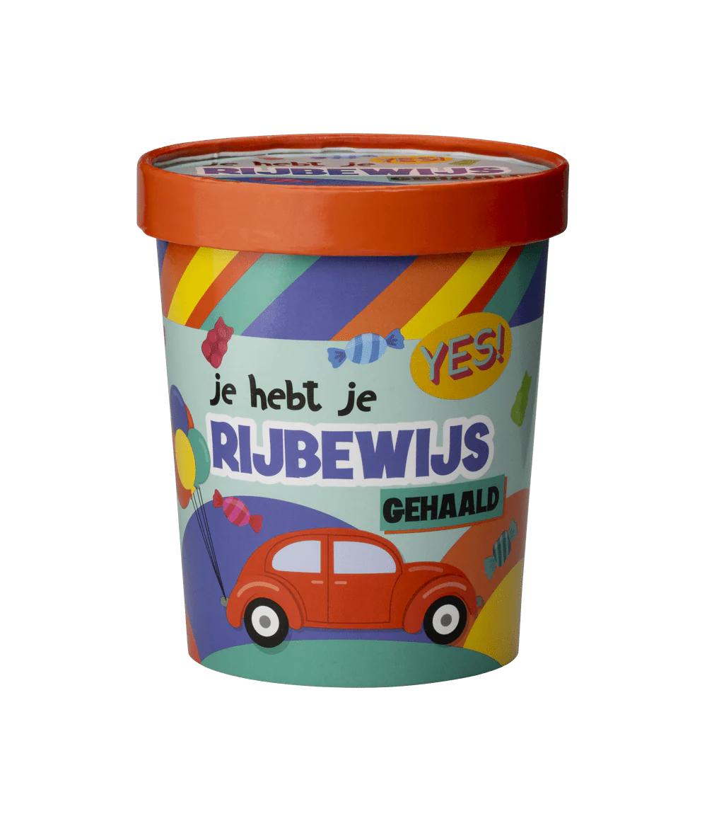 Snoepbakje Rijbewijs 12cm