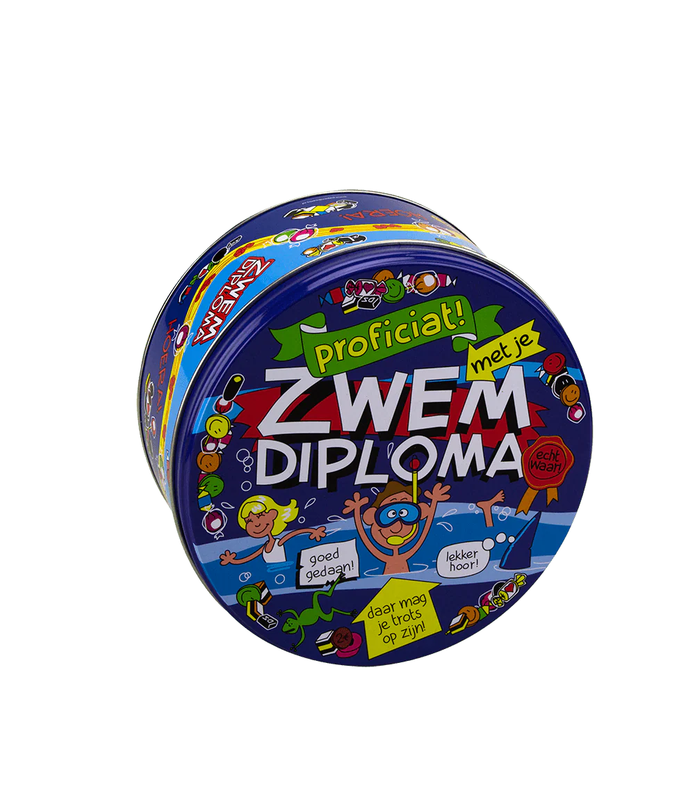 Snoeptrommel Zwemdiploma 14cm - Image 2