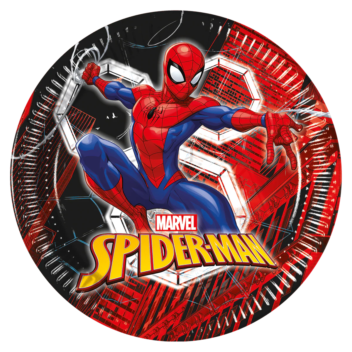 Spiderman Borden Web 23cm 8st