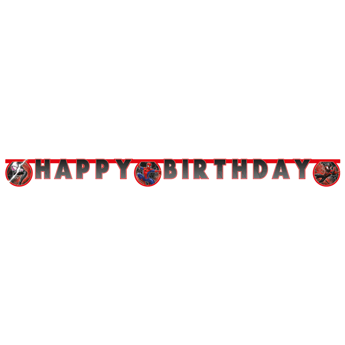 Spiderman Letterslinger Happy Birthday