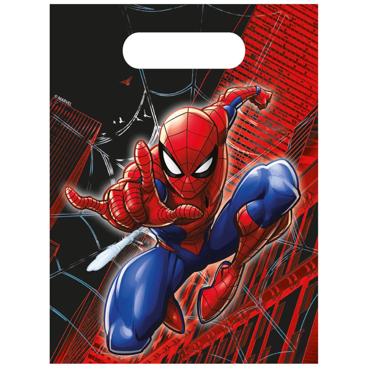 Spiderman Uitdeelzakjes Papier 4st