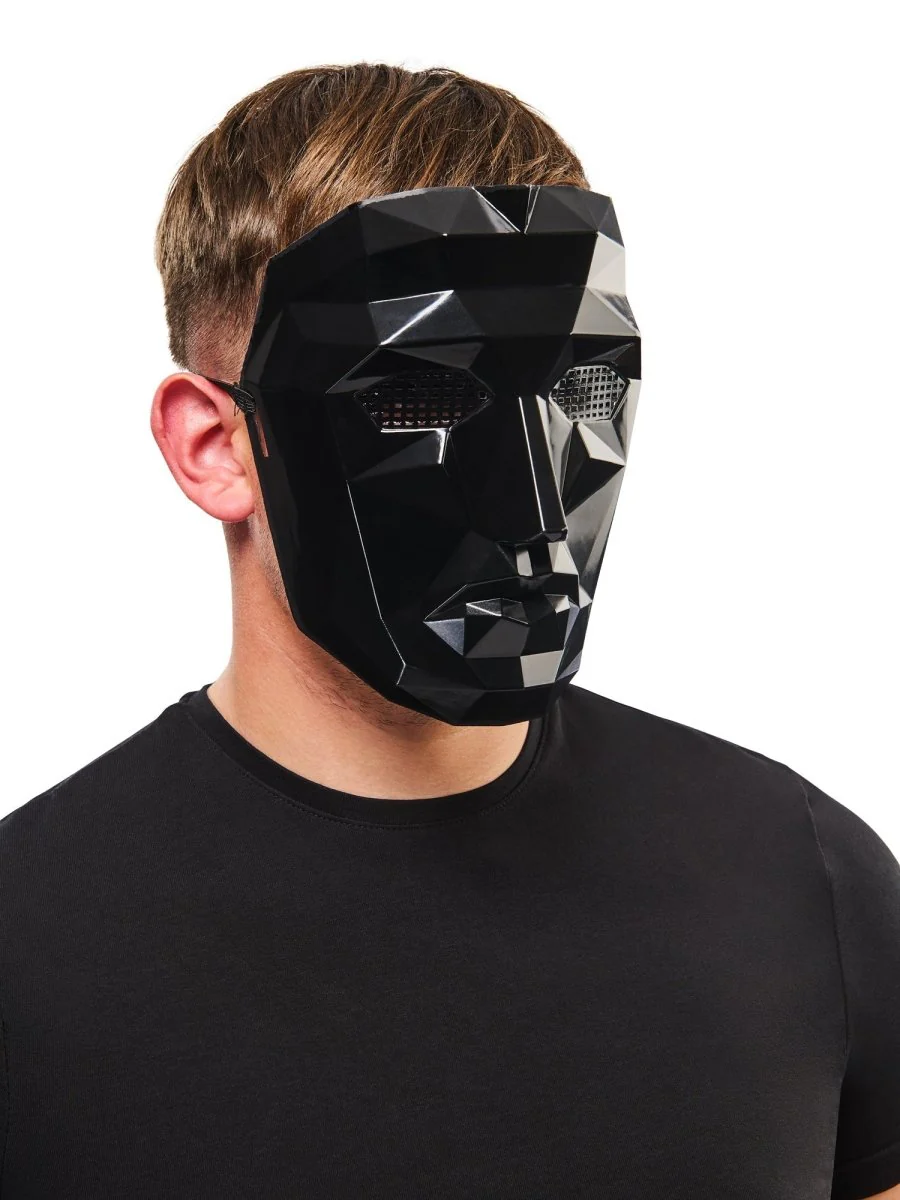 Squid Game Masker Zwart Front Men - Image 2