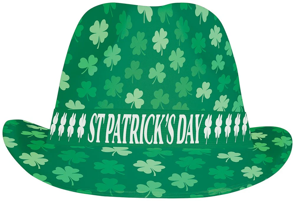 St. Patrick'S Day Hoed Groen Klavertjes - Image 3