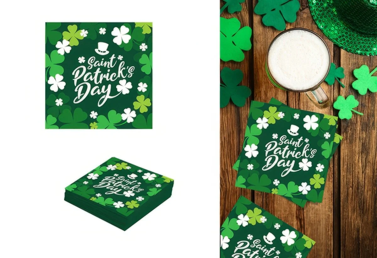 St. Patrick'S Day Servetten 33cm 12st - Image 3