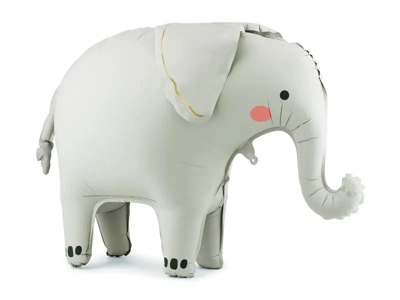 Staande folieballon Olifant, 91x61 cm, mix
