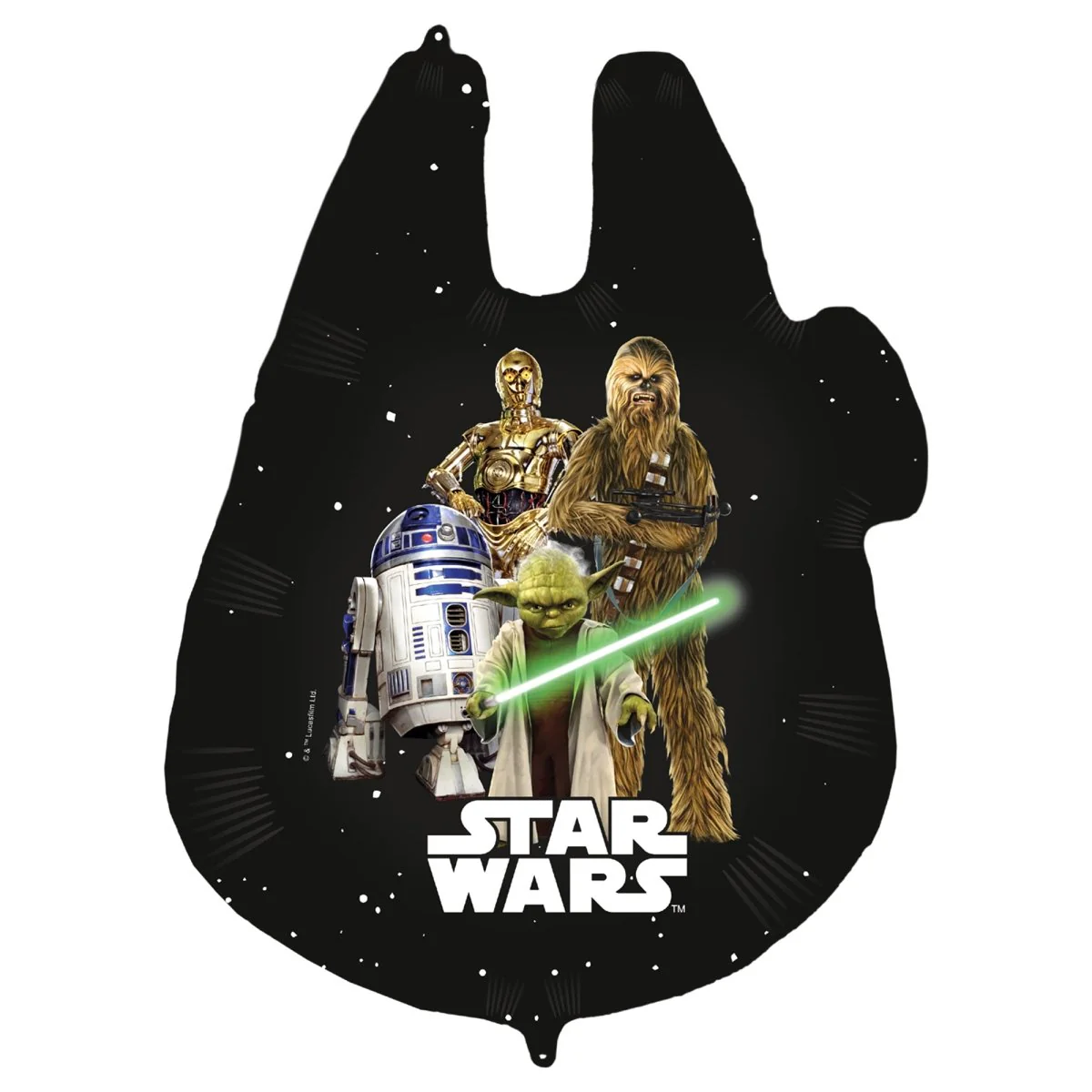 Star Wars Helium Ballon Leeg 1m