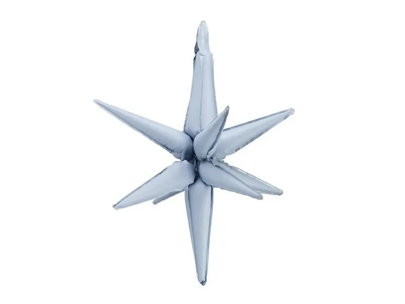 Ster Ballon Lichtblauw 1,05m