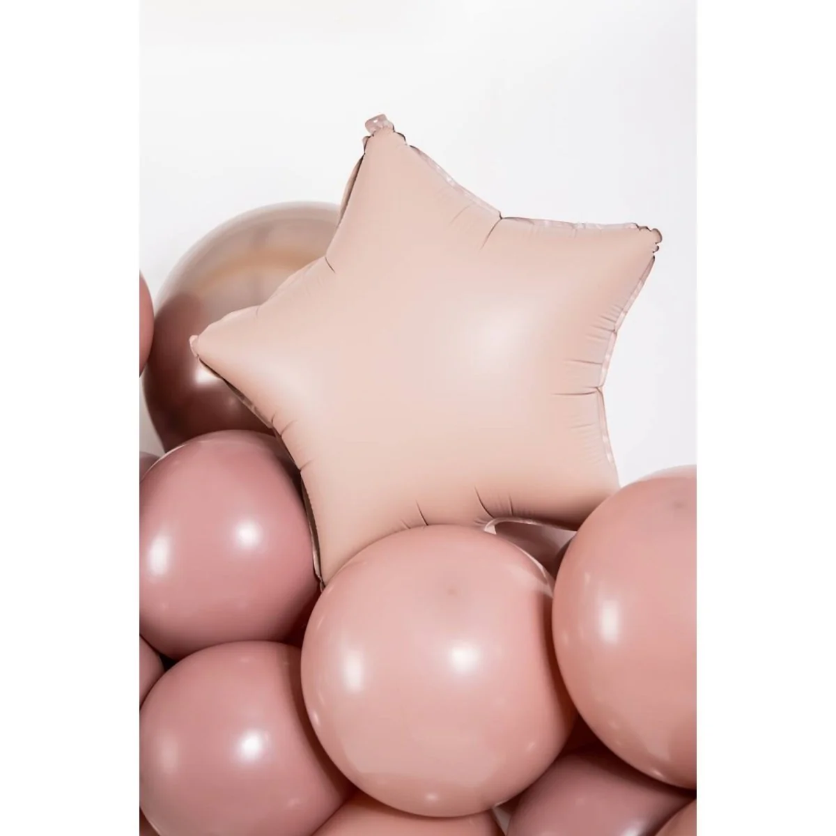 Ster Helium Ballon Roze Leeg 45cm - Image 3
