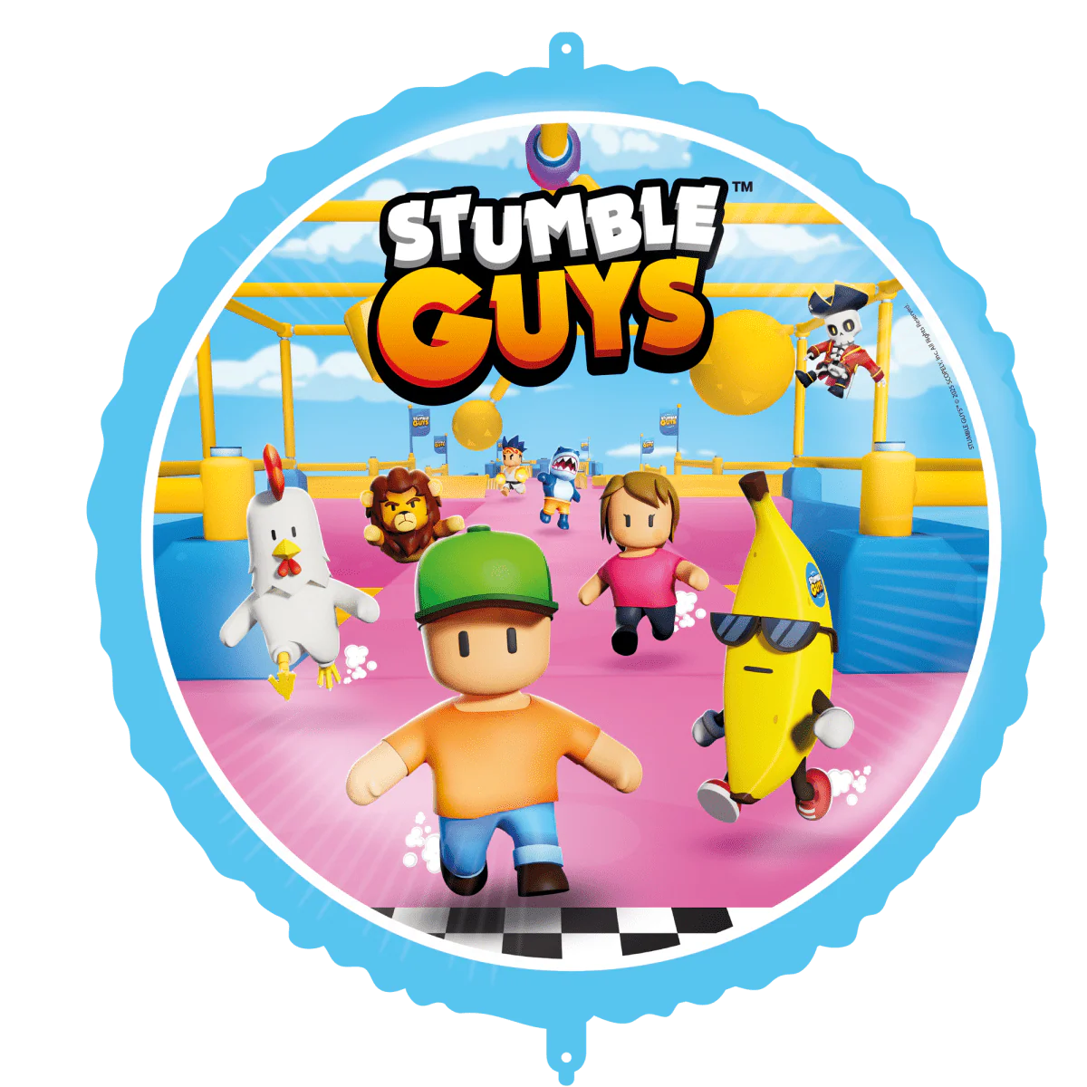 Stumble Guys Helium Ballon Leeg 46cm