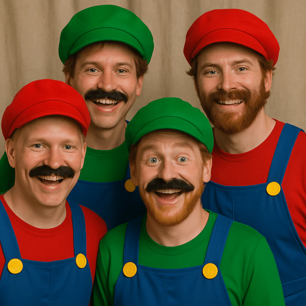 Super Mario Pak Groen Blauw Heren Luigi - Image 18