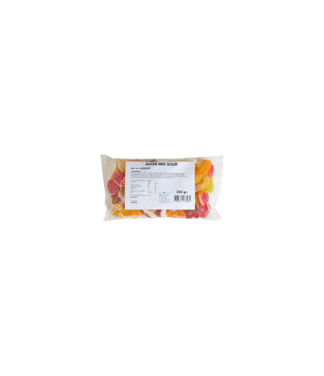 Super Sour Mix Snoep 250gr - Image 9