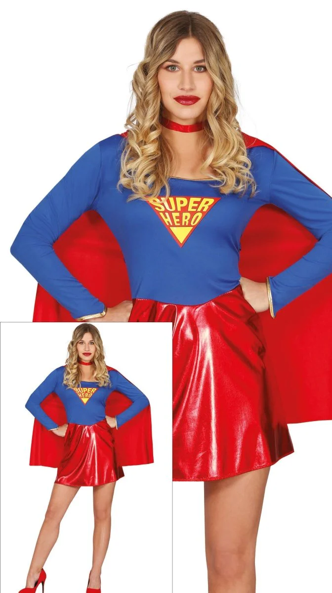 Super Vrouw Kostuum - Image 6