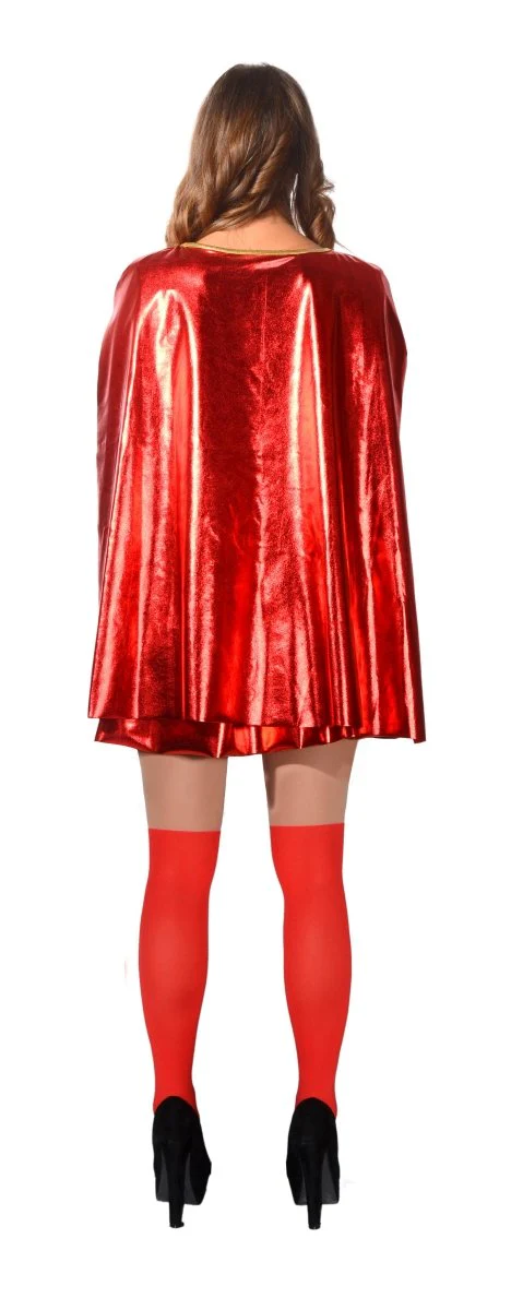Supergirl Kostuum Dames Blauw Rood - Image 2