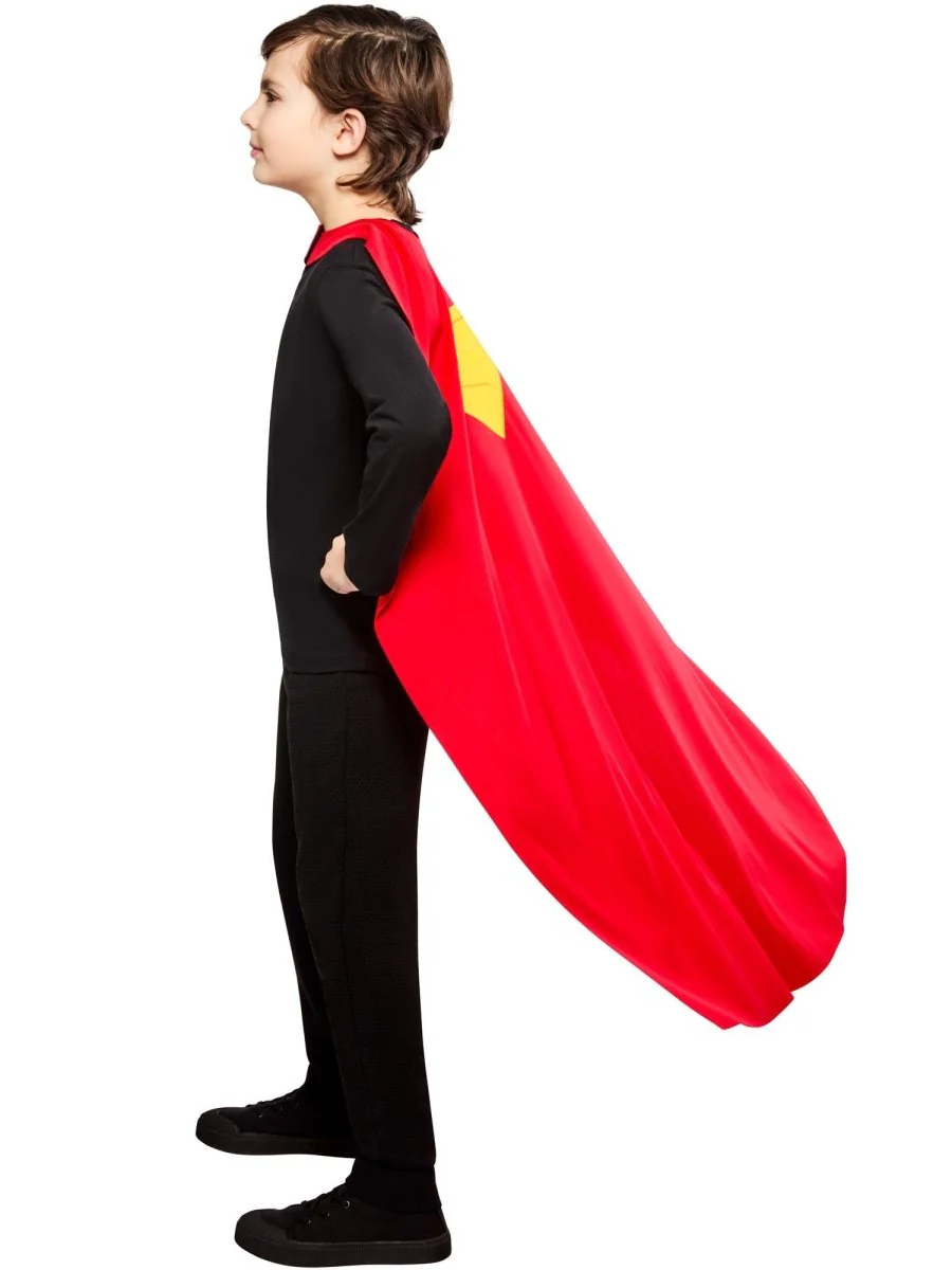 Superman Cape Rood Geel Kind - Image 4