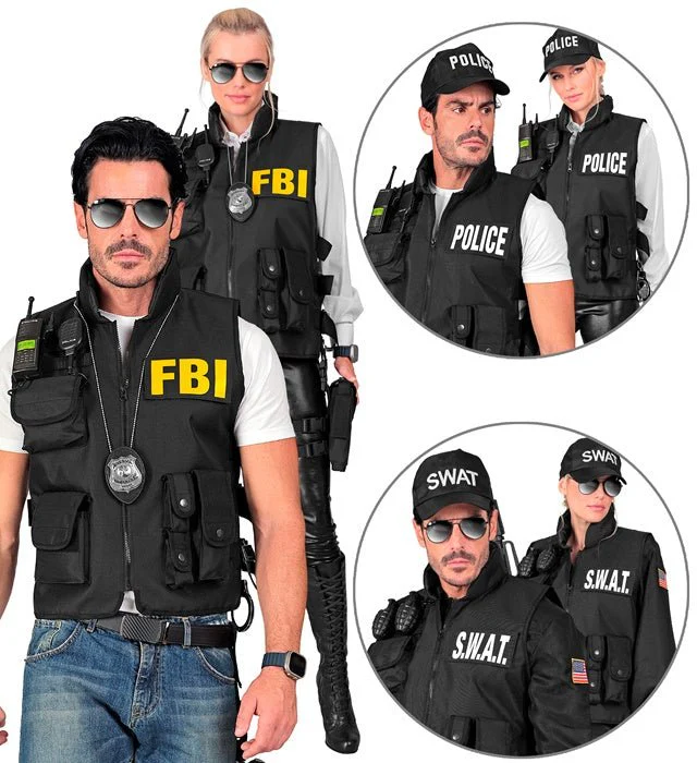 Swat Vest Zwart Wit - Image 3